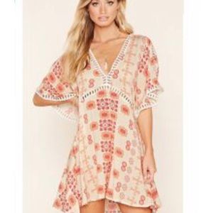 Selfie Leslie Boho Print Dress S